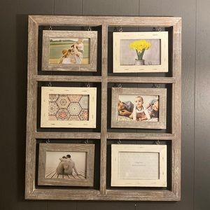 Home Décor Collection 24'x 21"
Farmhouse Distressed Gray photo album decoration